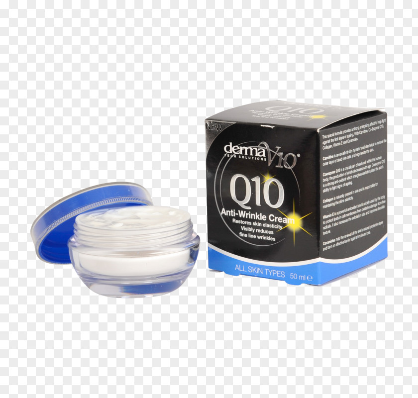 Anti-Wrinkle Anti-aging Cream Coenzyme Q10 Ageing Life Extension Wrinkle PNG
