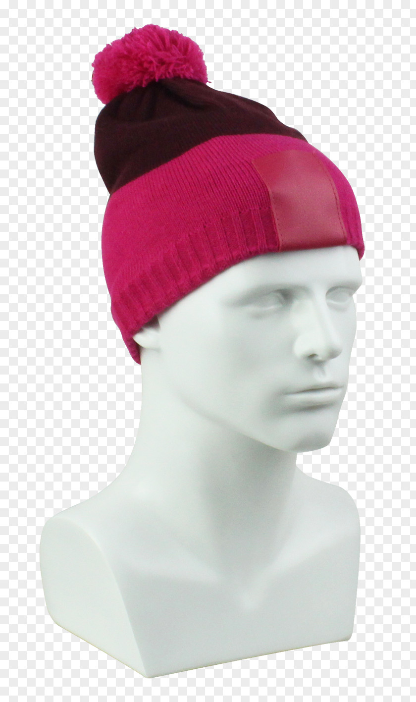 Beanie Yavapai College Knit Cap Pink M PNG