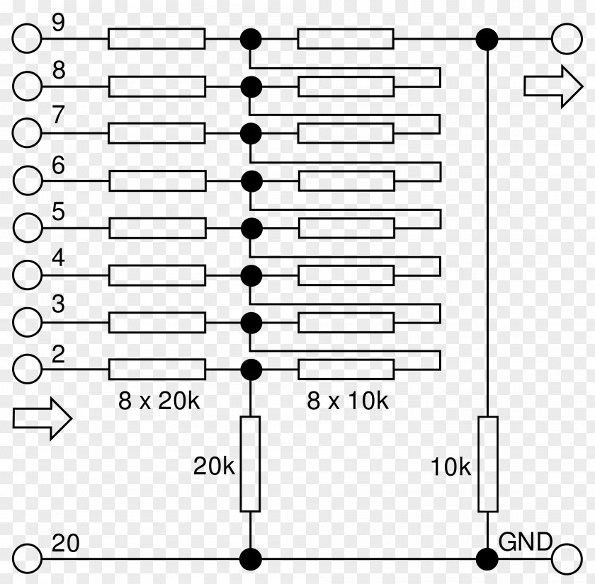 Computer Covox Speech Thing Digital Audio Parallel Port Digital-to-analog Converter Schematic PNG