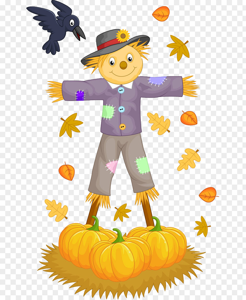 Fictional Character Autumn Trick-or-treat Cartoon Clip Art Scarecrow PNG
