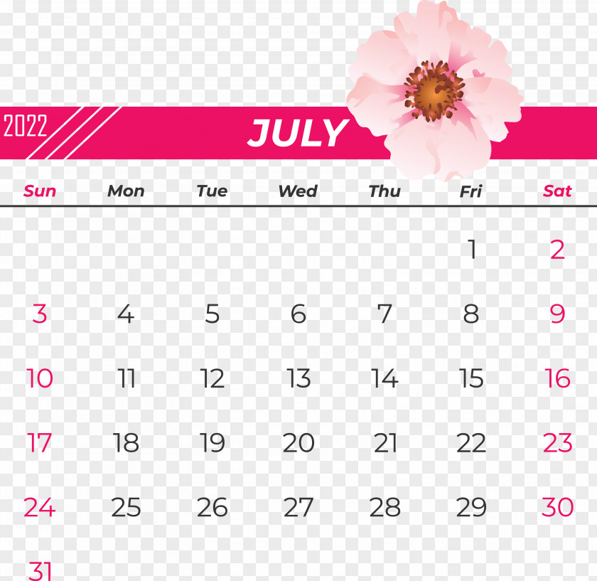 Flower Font Calendar Petal Line PNG