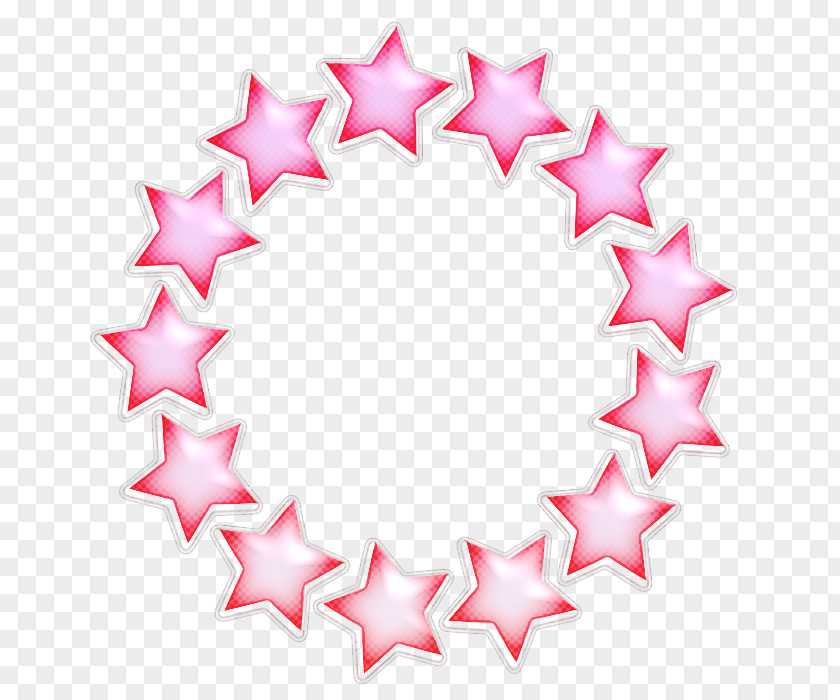 Pink Meter Star Background PNG