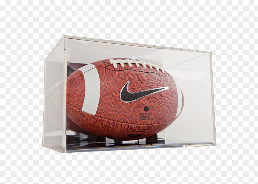 Ball Football Display Case Retail PNG