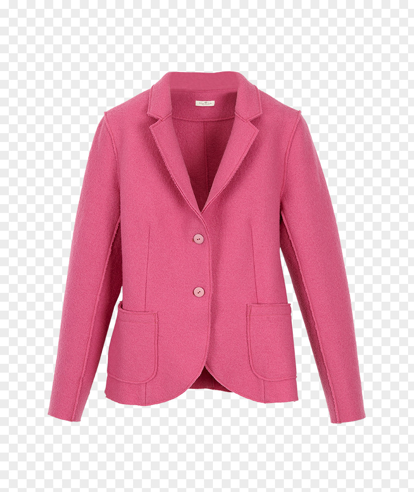 Button Blazer Sleeve Pink M Barnes & Noble PNG