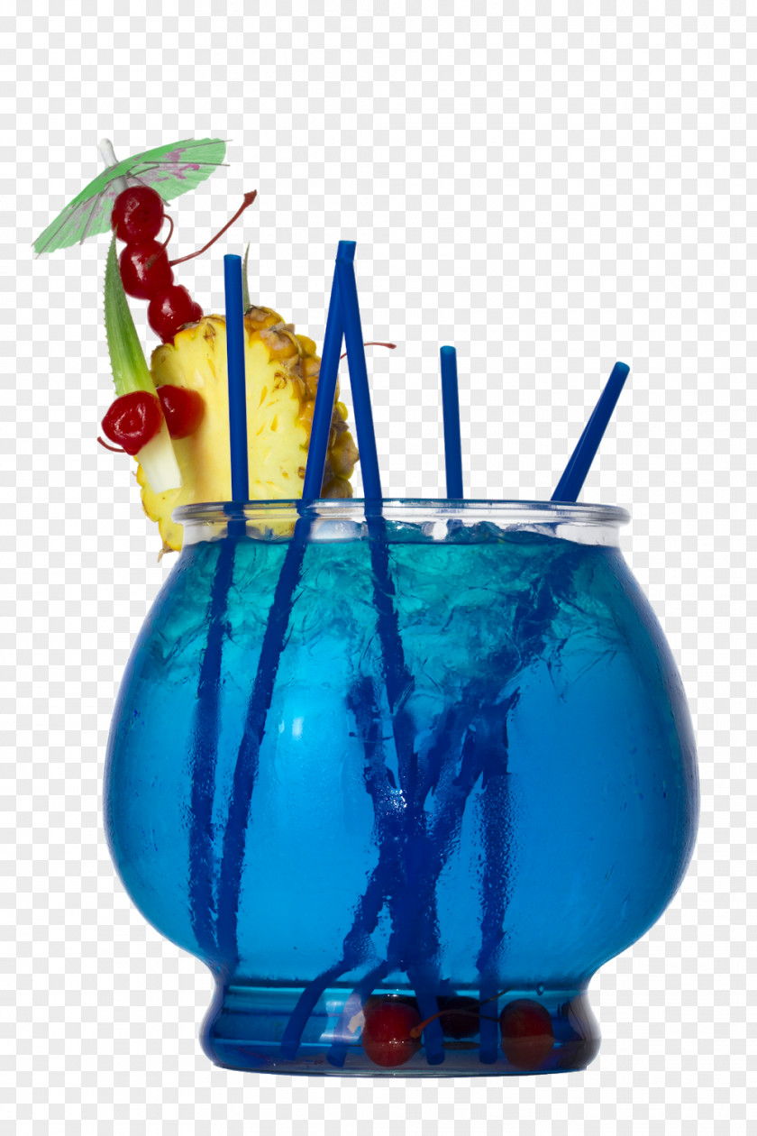 Cocktail Blue Hawaii Non-alcoholic Drink Sea Breeze Mai Tai PNG