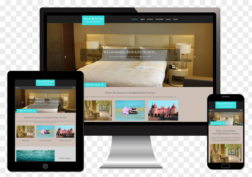 Hotel Web Design Page Developer Home PNG
