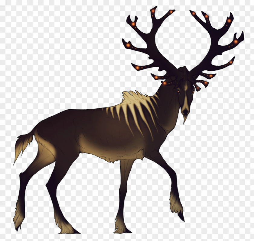 Reindeer Elk Horse Antler Antelope PNG
