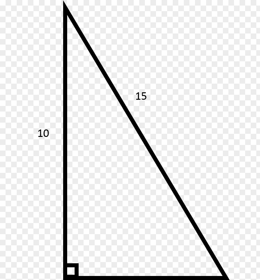 Triangle Right Perimeter Area Hypotenuse PNG