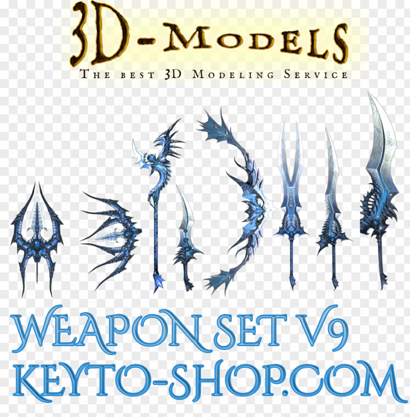 3d Model Home Metin2 Weapon 3D Modeling Computer Graphics Armour PNG