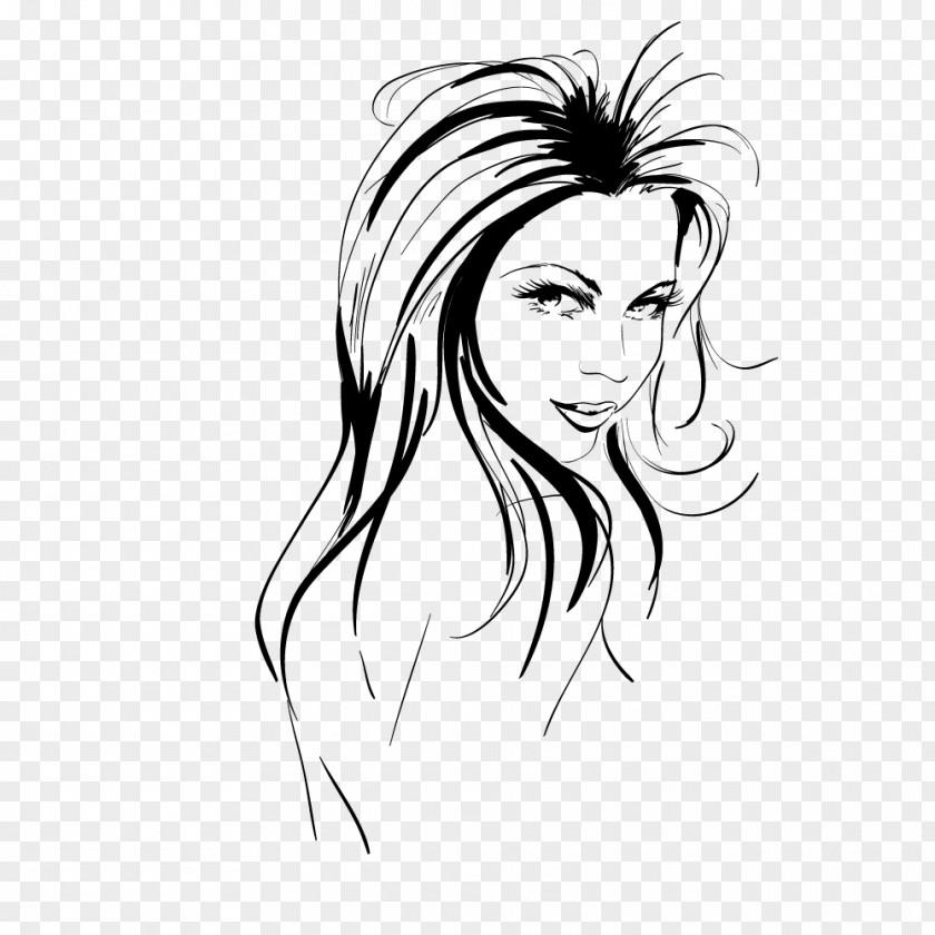 Fashion Illustration Drawing Clip Art PNG