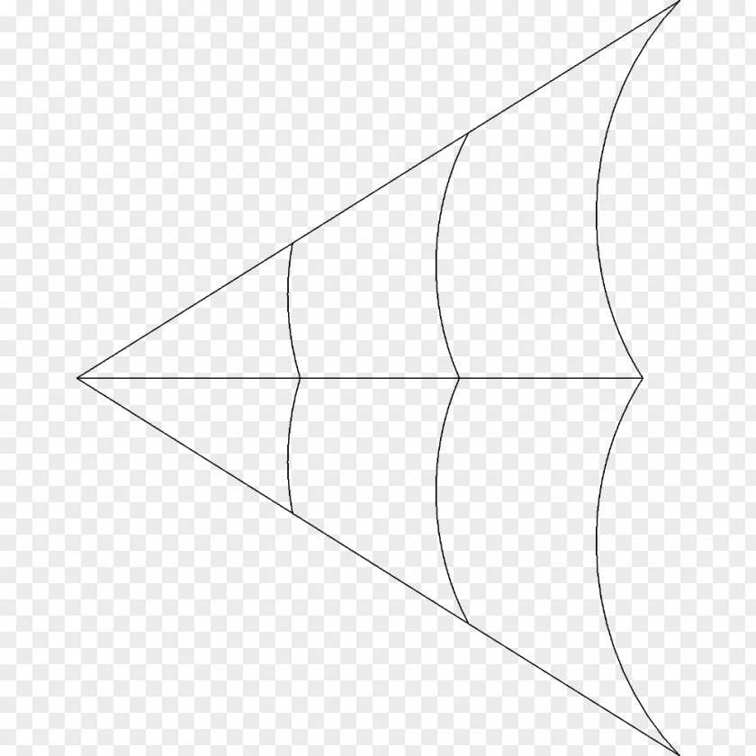 Hang-glider Point White Angle Line Art PNG