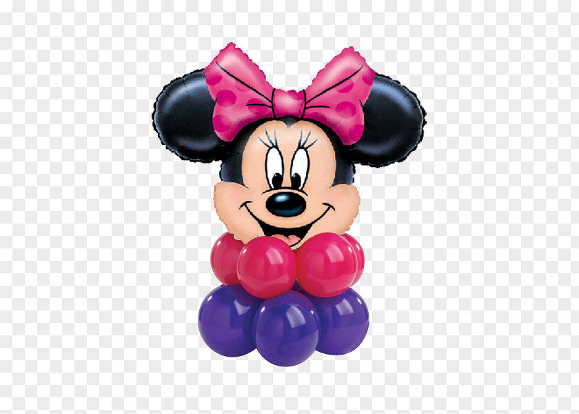 Minnie Mouse Mickey Mylar Balloon Party PNG