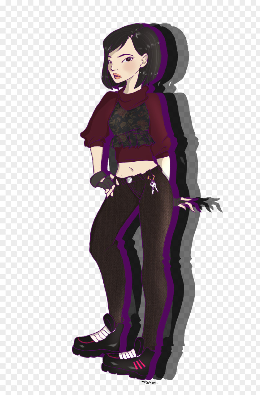 Moonscoop Illustration Cartoon Human Costume Purple PNG