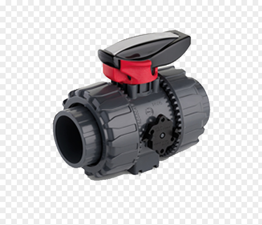 OMB Valves Double Block Ball Valve Plastic Polyvinyl Chloride Flange PNG