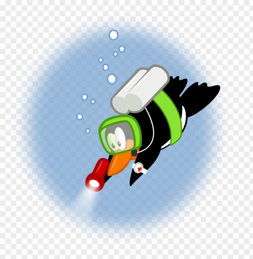 Penguin Diving Clip Art Underwater Scuba Openclipart Illustration PNG