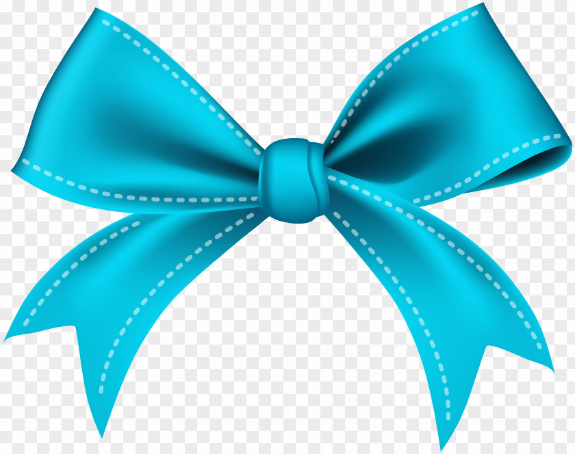 Bow Blue Clip Art Image Ribbon Sky PNG