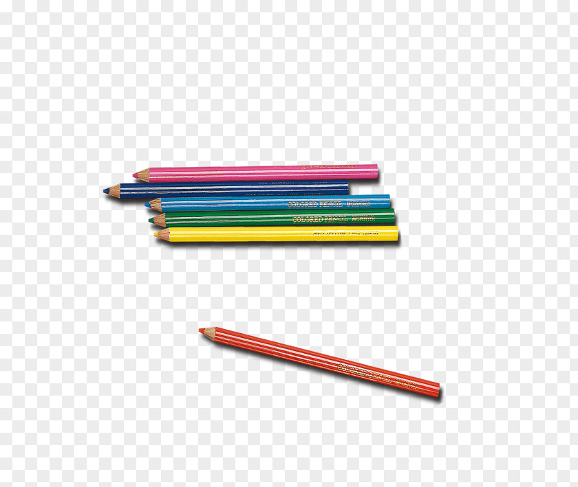 Colored Pencils Material Angle PNG
