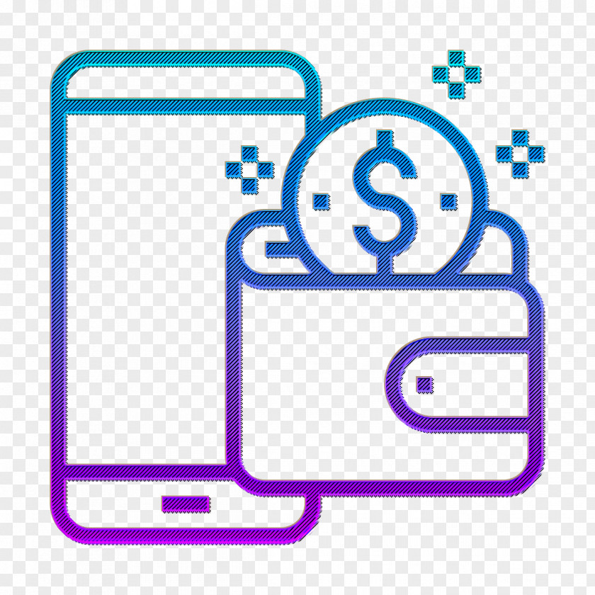 Digital Wallet Icon Financial Technology PNG