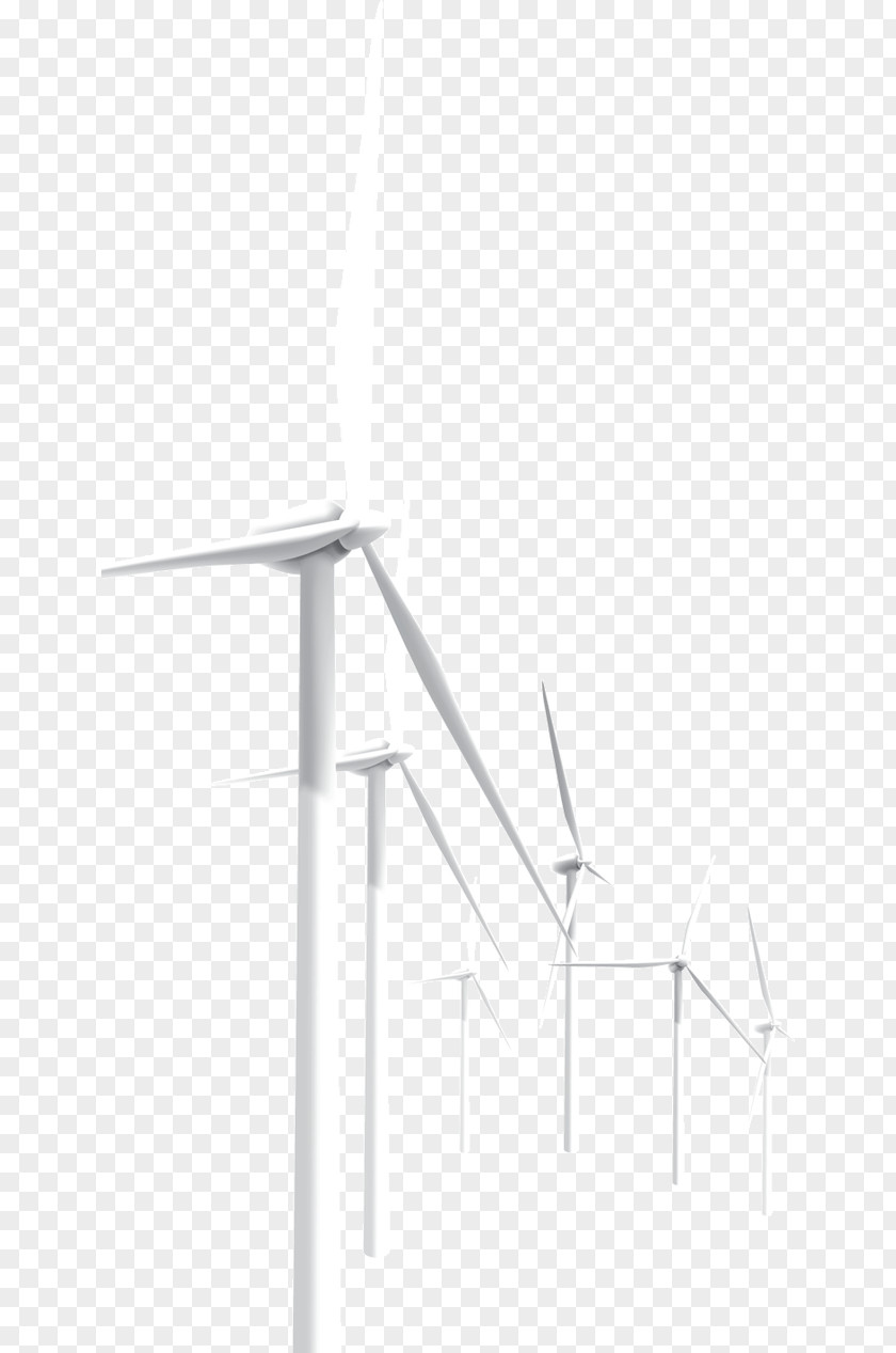 Energy-Saving Design Windmill White Structure Energy Pattern PNG