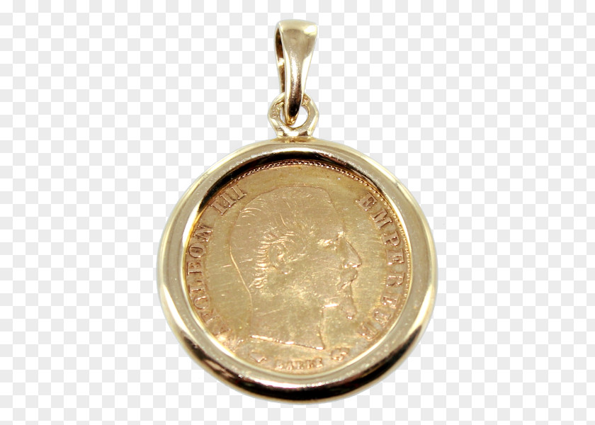 Gold Coin Jewelry Locket Louis D'or Charms & Pendants PNG