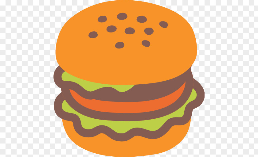 HAMBURGUER Cheeseburger Hamburger Emoji Sticker Android PNG