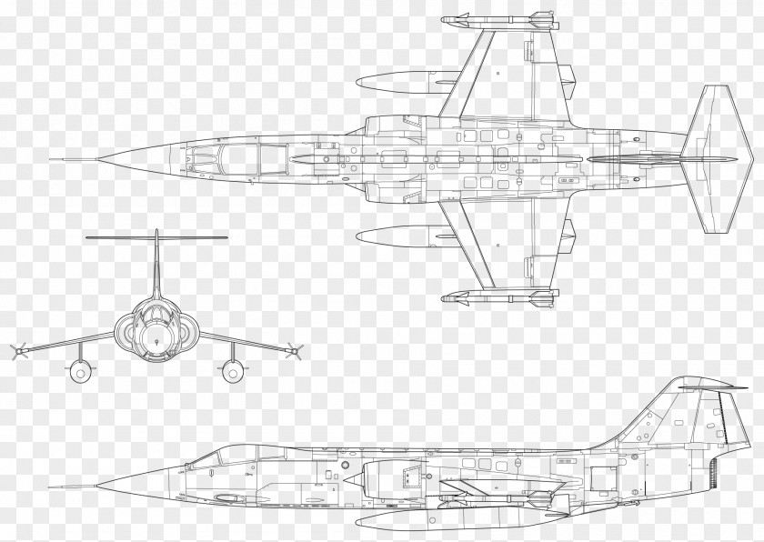 Lockheed F-104 Starfighter RF-104G SR-71 Blackbird Jet Aircraft PNG