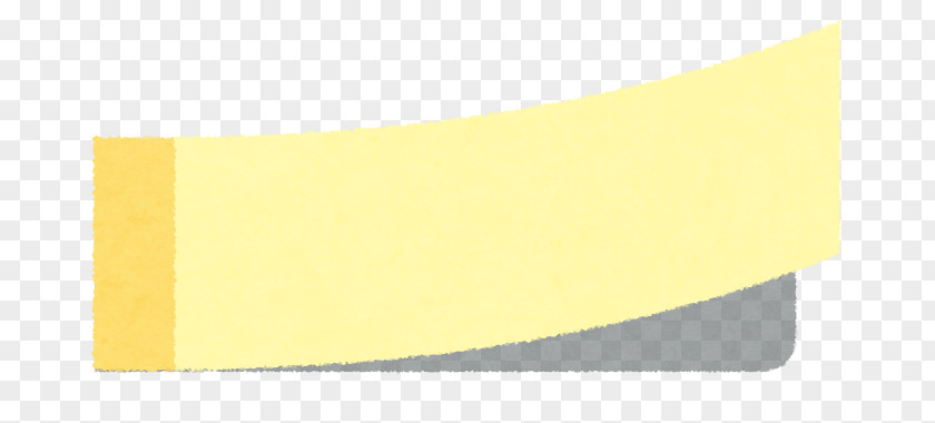 Notes Material Yellow Angle PNG
