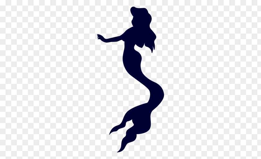 Sirenas Silhouette Drawing Mermaid PNG