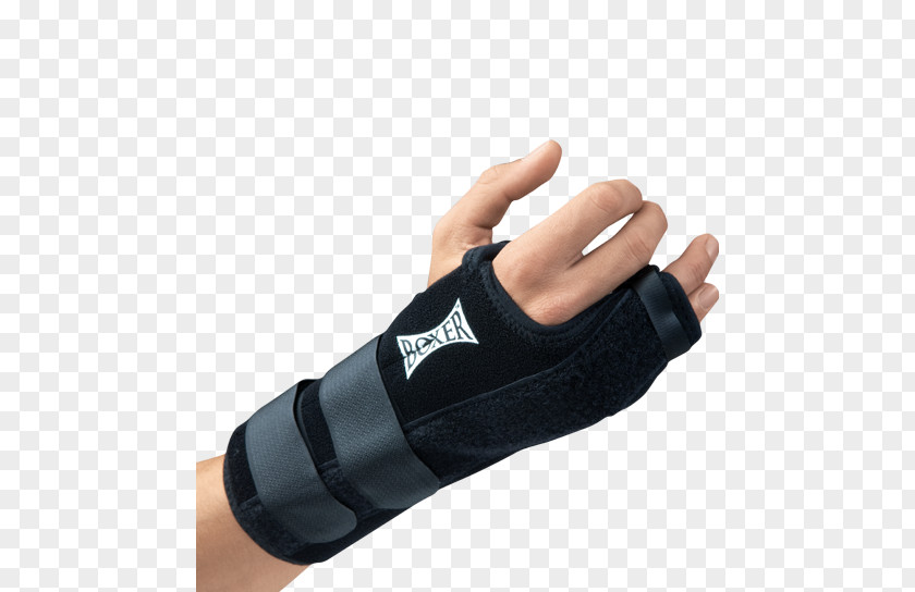 Boxers Thumb Wrist Splint Cervical Collar Hand PNG
