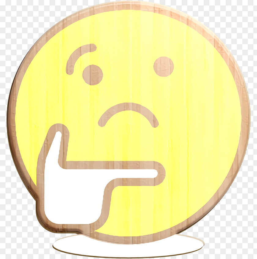 Classics Icon Emoji Thinking PNG