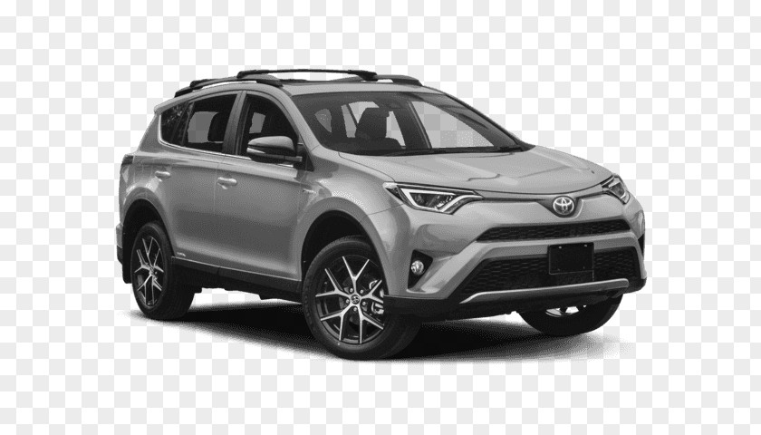Compact Sport Utility Vehicle 2018 Toyota RAV4 LE SUV Hybrid XLE PNG