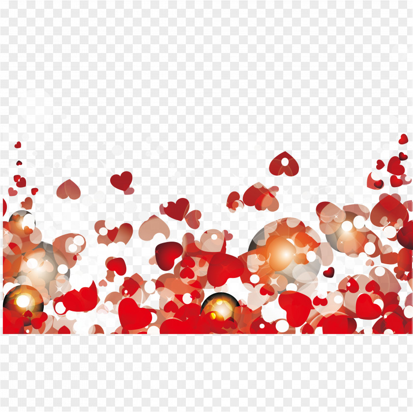 Love Frame Valentines Day Falling In Heart PNG