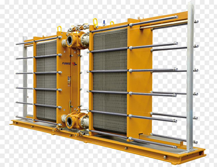 Plate Heat Exchanger Shelf Steel PNG