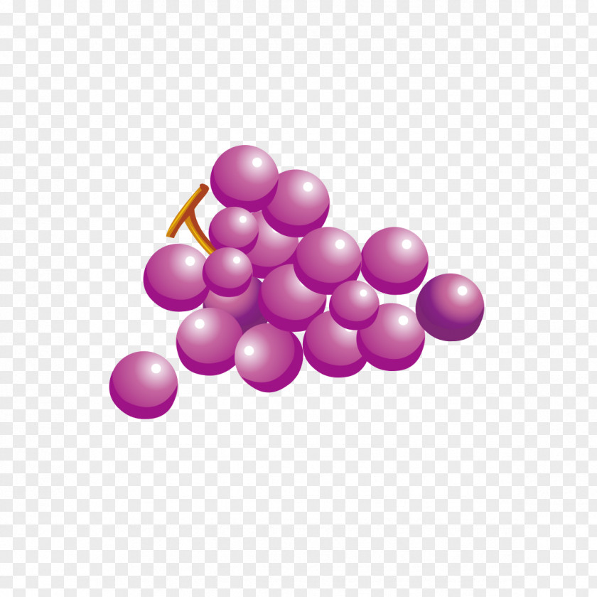 Purple Grape Graphic Vegetable Napa Cabbage PNG