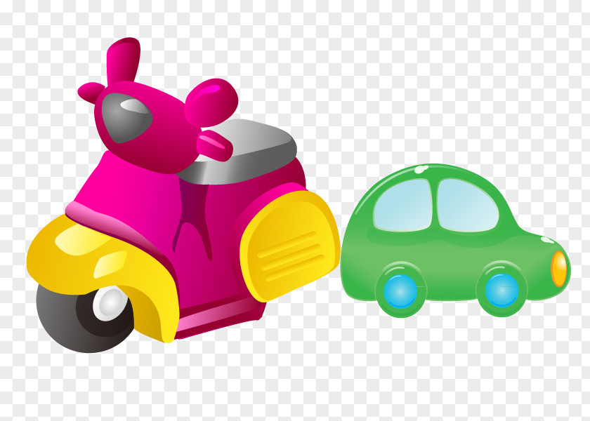 Vector Toy Car Infant Clip Art PNG