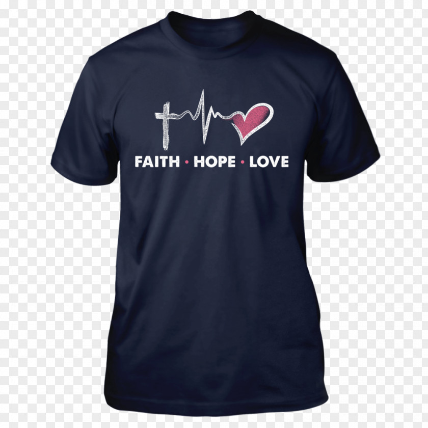 Faith Hope Love Long-sleeved T-shirt Fanatics PNG