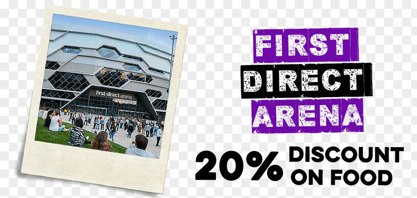 Photographic Paper First Direct Arena Display Advertising PNG