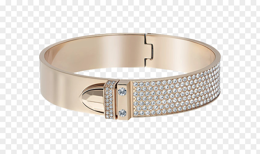 Swarovski Jewelry Gold Bracelet Bangle AG Jewellery Online Shopping PNG