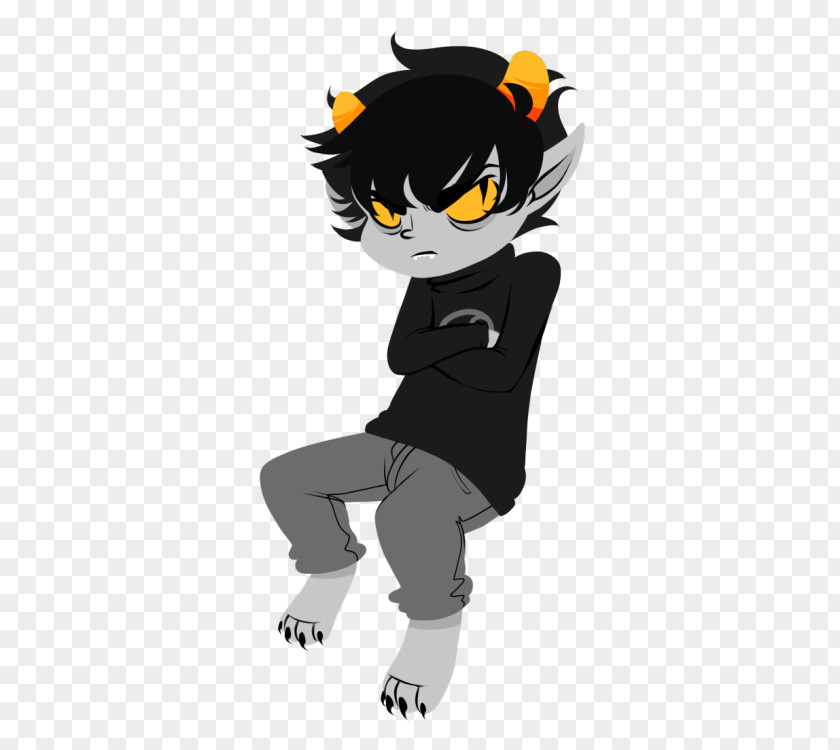 Ask Feferi Peixes Homestuck Human Clip Art Cat Illustration Black Hair PNG