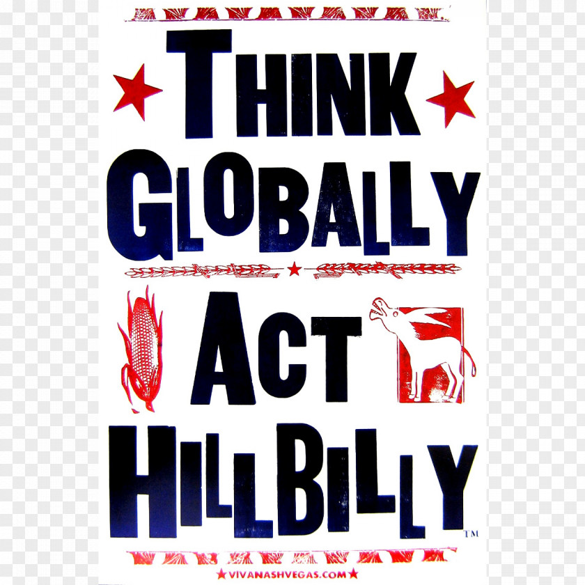 Hillbilly Poster Culture Banner PNG