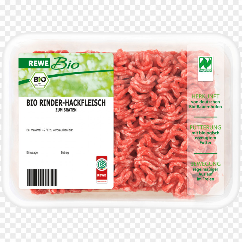 Meat Ground Organic Food Goulash REWE Group PNG