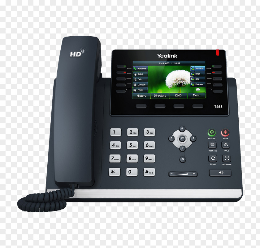 Ubiquiti VoIP Phone Yealink SIP-T23G SIP-T46S Voice Over IP Telephone PNG