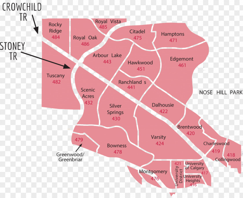 City Map Arbour Lake Edgemont North Vancouver Panorama Hills Charleswood PNG