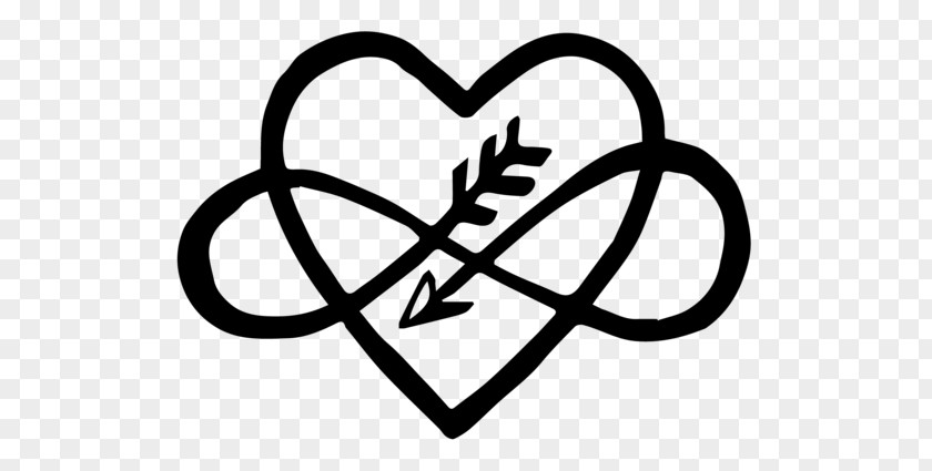 Infinity Symbol Heart Tattoo Clip Art PNG