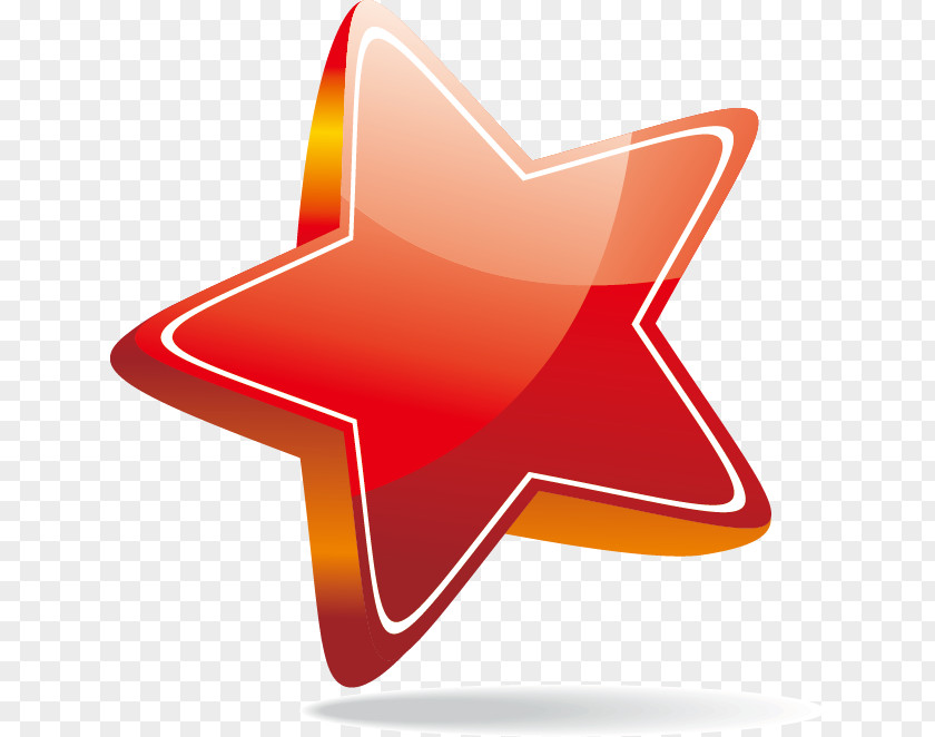 Red Five-pointed Star Pentagram PNG