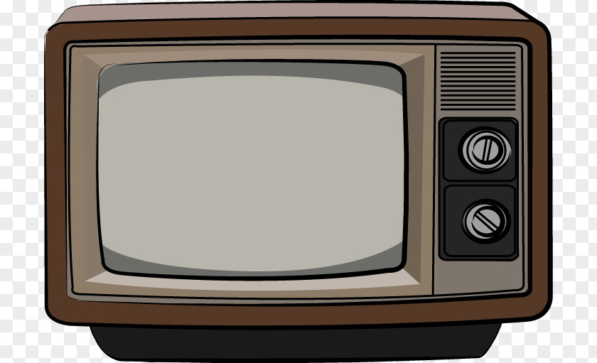 Retro TV Television Set Icon PNG