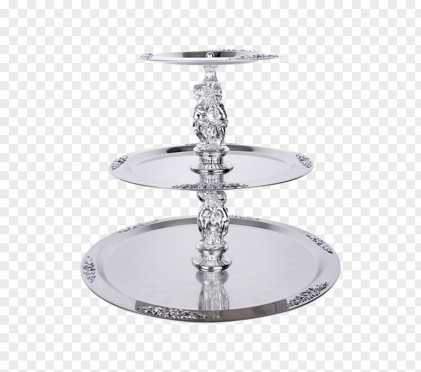 Serving Tray Silver PNG