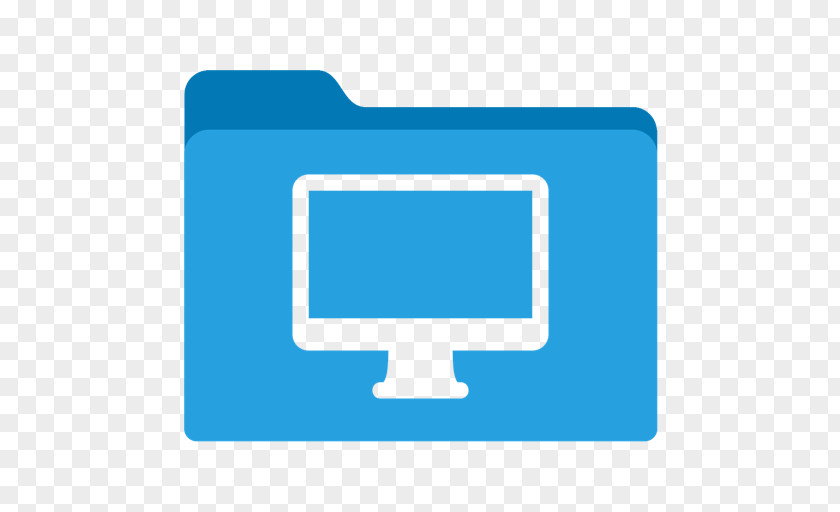 Bluebackground Icon Computer File Directory Blue Download PNG
