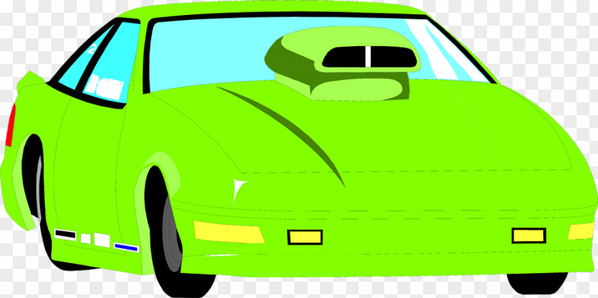 Green Racing Cliparts Sports Car Auto Clip Art PNG