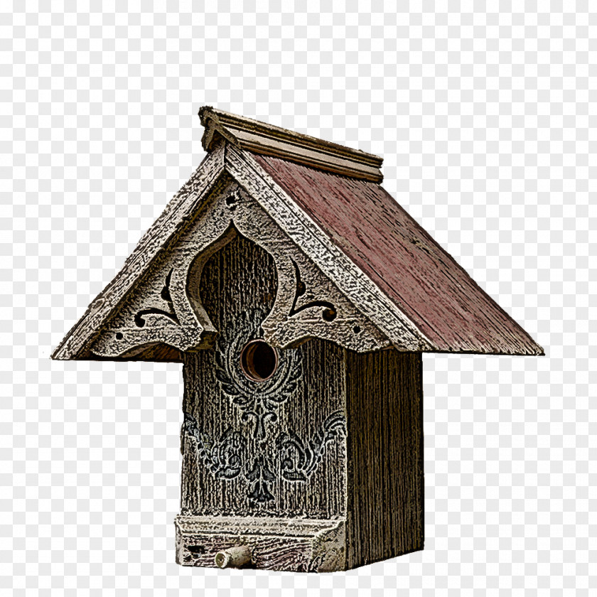 Birdhouse Roof Bird Feeder Wood PNG